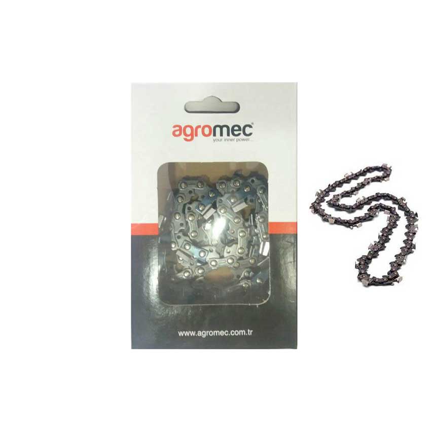 AGROMEC 91-27 diş 1.3 mm Köşeli MOTORLU TESTERE ZİNCİRİ 1840-2040-236-3410-GS200-MS170-MS180