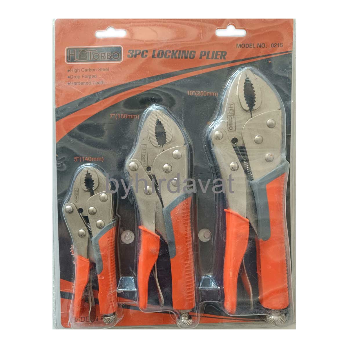0215 AYARLI PENSE 3 Parça 140-180-250 mm POLİS PENSE