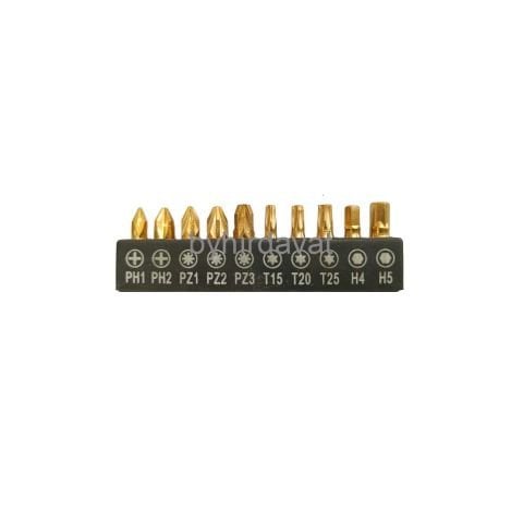 10 Parça 25 mm BİTS YILDIZ UÇ SUNTA VİDASI-TORX BİTS UÇ Basit Kullanım