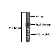 12 No HELEZON MİLİ 10*50 KIYMA MAKİNASI BIÇAK SÜZGEÇ TUTUCU CİVATASI PİMİ TULSAN