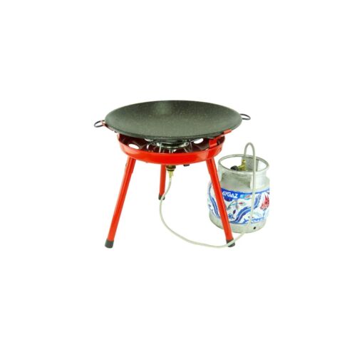 ORCAMP GR-823-10 / Y.TİPİ S.OCAK ÇOK AMAÇLI AYAKLI KAMP OCAK GRANİT KAPLAMA GRİLL+KATMER SAC Tüple Çalışır PİKNİK