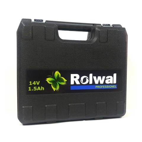 ROLWAL RWL-625-14 SOLO SET ROLWAL ÇİFT AKÜLÜ 14 V 1.5 AH DARBELİ VİDALAMA MATKAP PENSE-TORNAVİDA-LOKMA SETİ