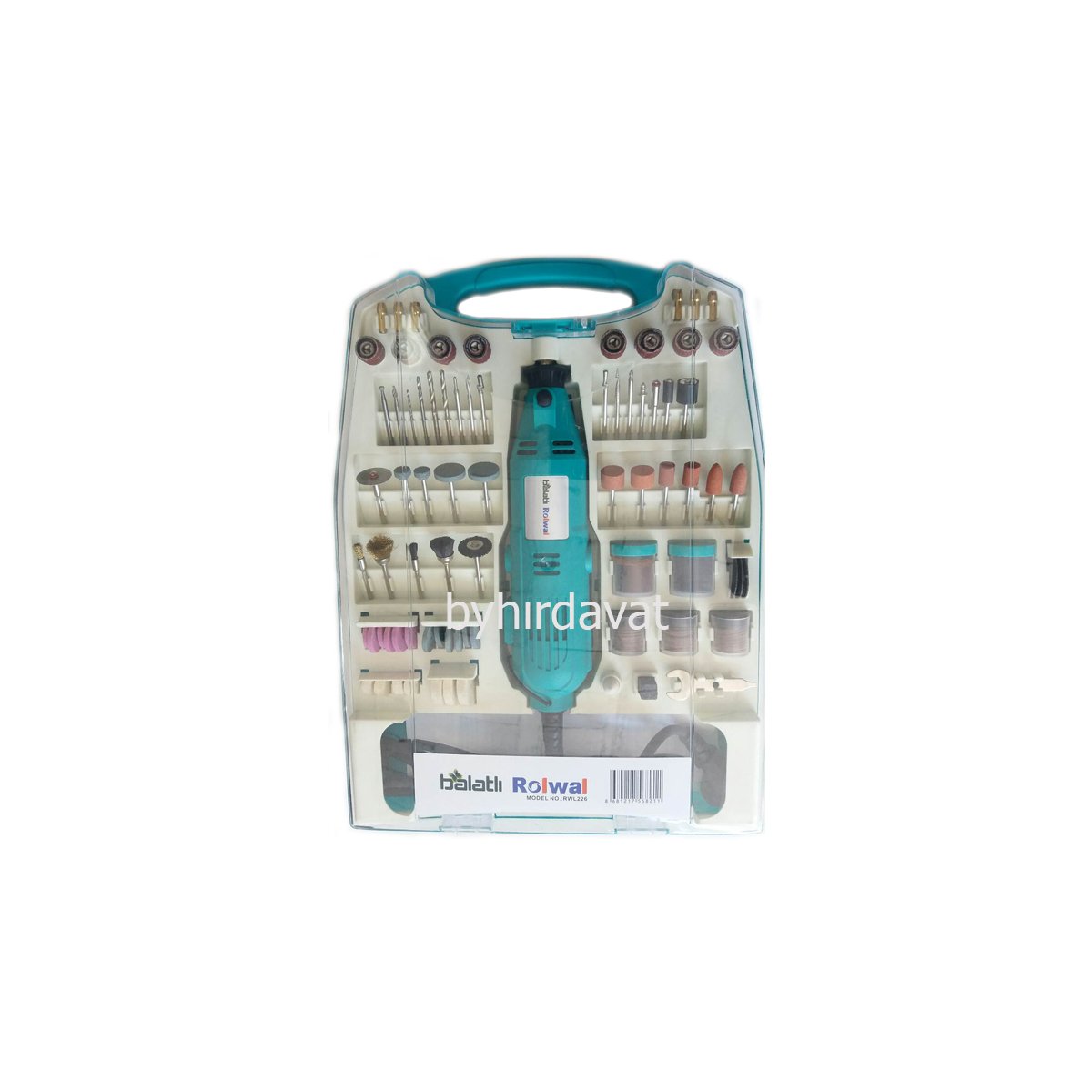 ROLWAL BLT-RW-RWL-226 MİNİ TAŞLAMA GRAVÜR SETİ 226 PARÇA MİNİ VIZ VIZ BALATLI Yazı Yazma