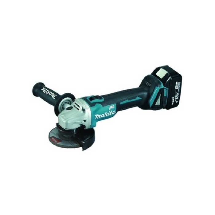 MAKİTA DGA454RFE Lİ-İON AVUÇ TAŞLAMA BRUSHLESS Kömürsüz 115 mm 3 Ah 2 ad Akü Dahil