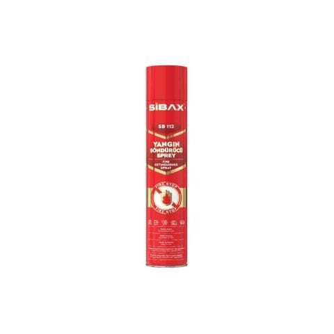 SİBAX SB 112 YANGIN SÖNDÜRME SPREY 600 ml İLK YARDIM OTOMOBİL TRAFİK SB112