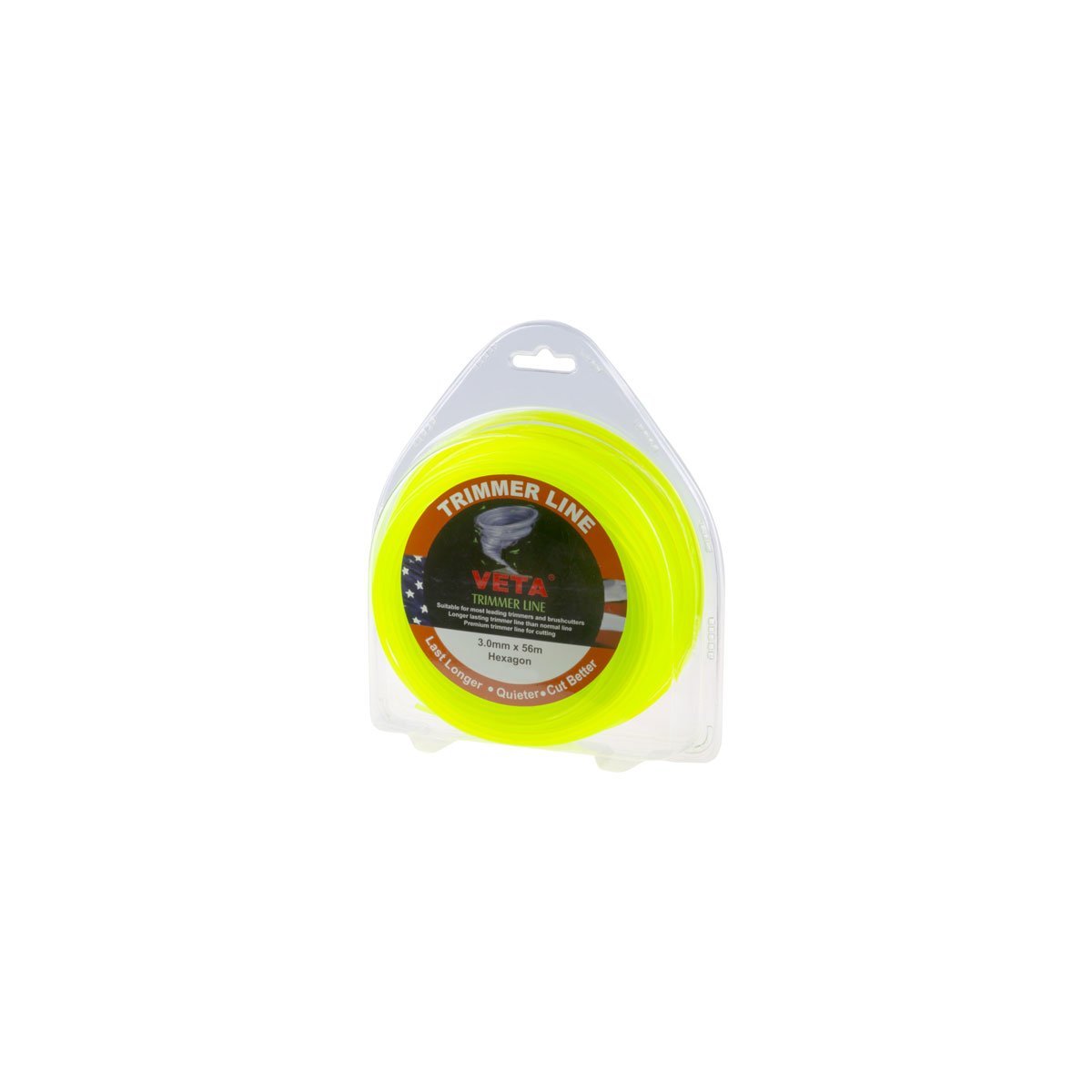 3.0 mm 56 mt MİSİNA 6 KÖŞELİ MOTORLU TIRPAN MİSİNASI Sarı