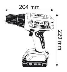BOSCH GSR 1800Lİ AKÜLÜ VİDALAMA MATKAP 1800 li