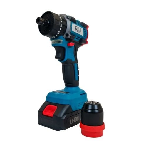 CATPOWER CAT1350 AKÜLÜ VİDALAMA Li-ion ŞARJLI MATKAP KÖMÜRSÜZ MOTOR Dar Alanda Vidalama İçin