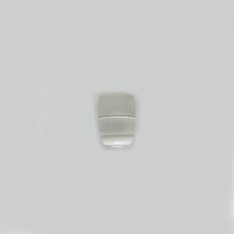 1/2 DUŞ HORTUM REKORU Kısa Plastik BEYAZ