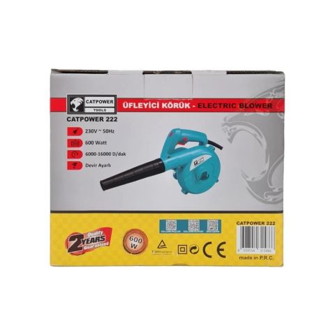 CATPOWER CAT222 ÜFLEYİCİ KÖRÜK 600Watt HAVA ÜFLEME KÖRÜĞÜ BİLGİSAYAR TEMİZLEME KÖRÜK