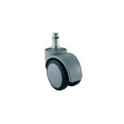 50 mm MOBİLYA TEKERİ PLASTİK GRİ PİMLİ 11 mm MASA TEKERİ
