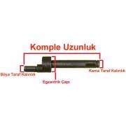 6.2-8-67 mm KRANK KOYUN KIRKMA MAKİNASI KIRKIM EKSANTRİK MİLİ EGZANTİRİK FLEİBİG 6.2*8*67
