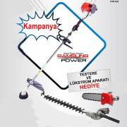 SAMSUNG POWER GSP-330 MOTORLU TIRPAN ÇİT KESME LÜKSTÜRÜM YÜKSEK DAL BUDAMA TESTERESİ