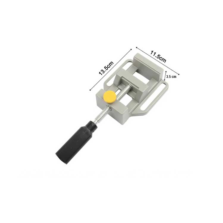 70 mm ALÜMİNYUM Mini SUTUNLU MATKAP MENGENESİ Hızlı Çene açıp Kapama