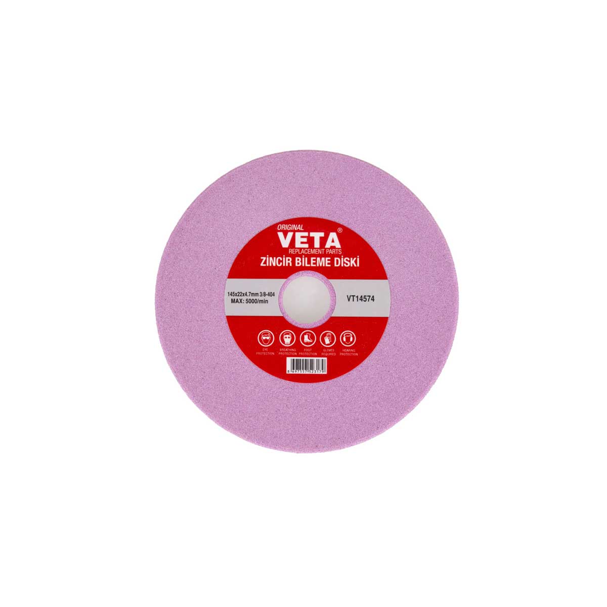 VETA 145*22*4.7 mm ZİNCİR BİLEME DİSKİ 3/8-404 GC-CS 235E-OREGON-COMPACT Bileme Taşı 145x22x4.7