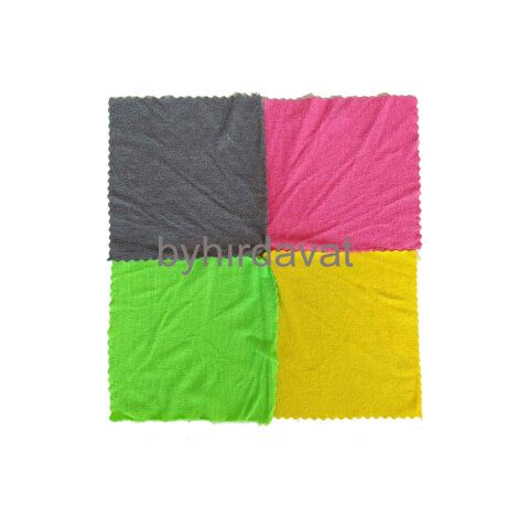 MİKROFİBER TEMİZLİK BEZİ 4 lü 30*30 cm Araba Otomobil Cam Toz alma