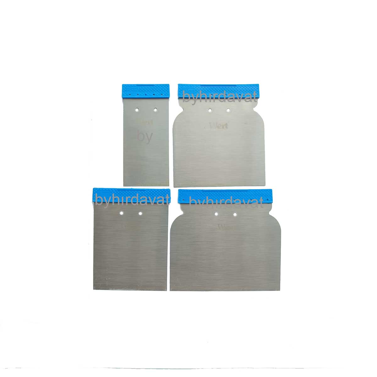 OTO ISPATULA SETİ Metal 4 lü MACUNLAMA SETİ OTO ISPATULA 4 Lü Takım MACUN SPATULA 14123 W2764