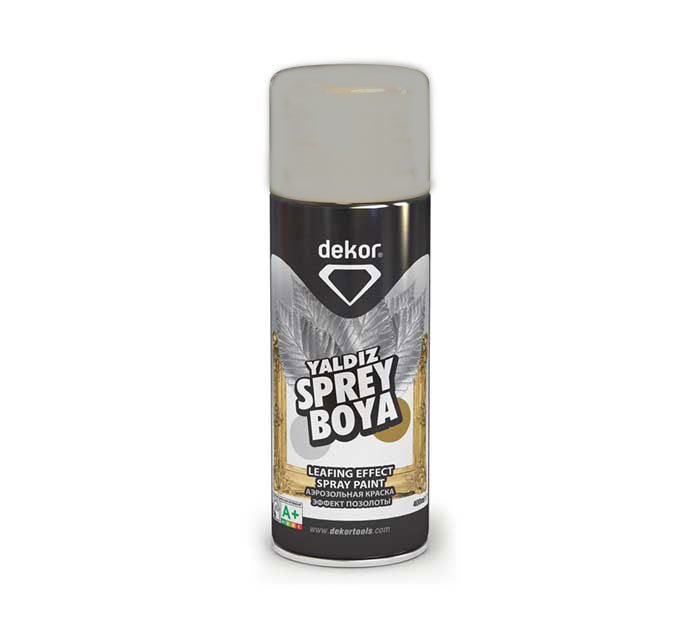 DEKOR SPREY BOYA YALDIZ 668 Gümüş 400 ml Spray
