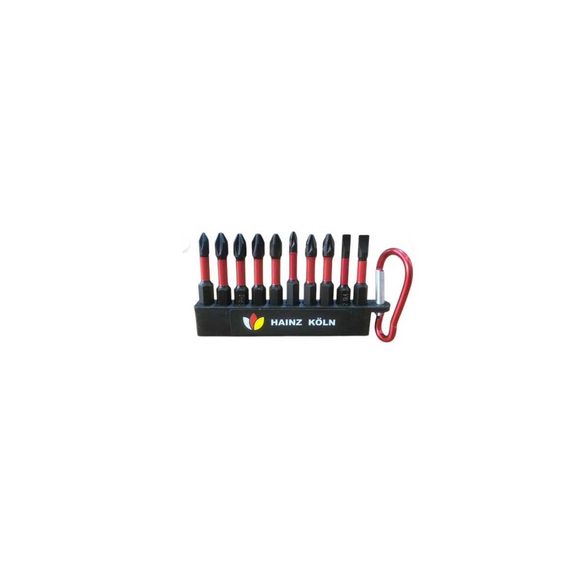 HAINZ KÖLN 10 Parça 50 mm MAĞNETİC BİTS YILDIZ UÇ-DÜZ UÇ MANYETİK BİTS UÇ
