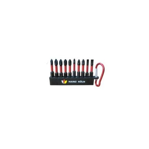 HAINZ KÖLN 10 Parça 50 mm MAĞNETİC BİTS YILDIZ UÇ-DÜZ UÇ MANYETİK BİTS UÇ