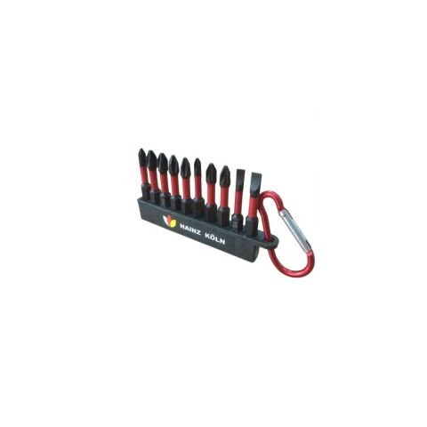 HAINZ KÖLN 10 Parça 50 mm MAĞNETİC BİTS YILDIZ UÇ-DÜZ UÇ MANYETİK BİTS UÇ