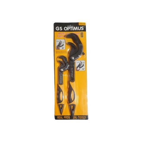 GS OPTİMUS AKILLI ANAHTAR MAŞALI TİP AKILLI İKİLİ ANAHTAR ÇOK AMAÇLI INGİLİZ HIZLI ANAHTAR SÜPER WRENCH BORU ANAHTARI 10” 14” GS36186 Hafif Kullanım