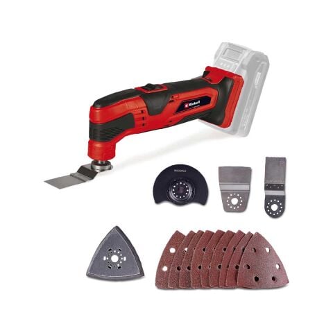 EİNHELL TC-MG 18 Lİ AKÜLÜ RASPALAMA MAKİNESİ SOLO POWER X-CHANGE (Lİ-ION 18 V MANYETİK ALET TUTUCU HIZ KONTROLÜ AKSESUARLAR DAHİL (AKÜ VE ŞARJ CİHAZI DAHİL DEĞİLDİR)
