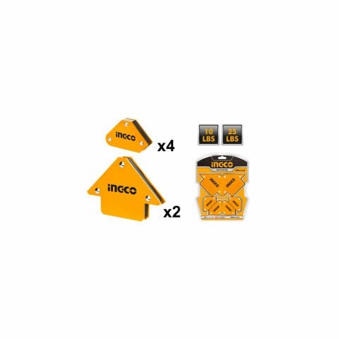 İNGCO İNG-AMWH6001 MANYETİK KAYNAK GÖNYESİ 6 Parça Set AÇILI KAYNAK TUTUCU Seti MIKNATISLI Mini