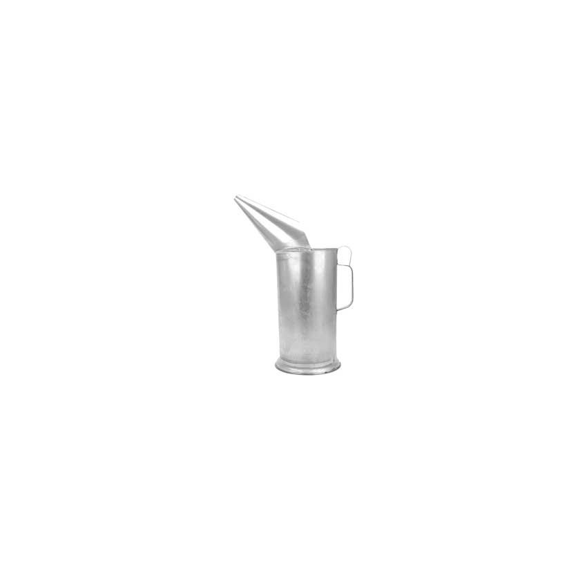 1 Litre GALVANİZ METAL ÖLÇÜ KABI