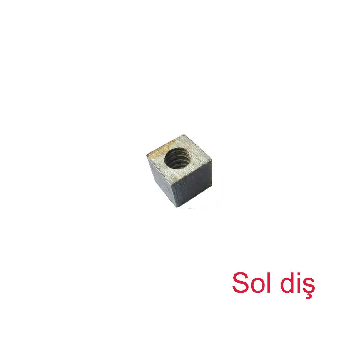M30*6 TRAPEZ DİŞ SOMUN Sol GİJON CİVATA (KARE DİŞ Arama için)