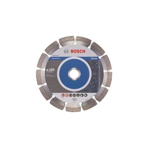 BOSCH 180 mm Standart ELMAS TESTERE Stone-Beton-Doğal Taş BETON KESME DİSKİ 180*22.3*2 mm ELMAS DİSK 2 608 602 600 ELMAS DAİRE TESTERE