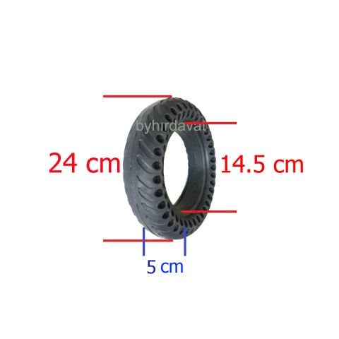 10*2.125 DOLGU TEKER 5 cm 240-60 ELEKTRİKLİ SCOOTER LASTİĞİ 10\'\' 8/10 SUKUTUR 10\'\' İnç