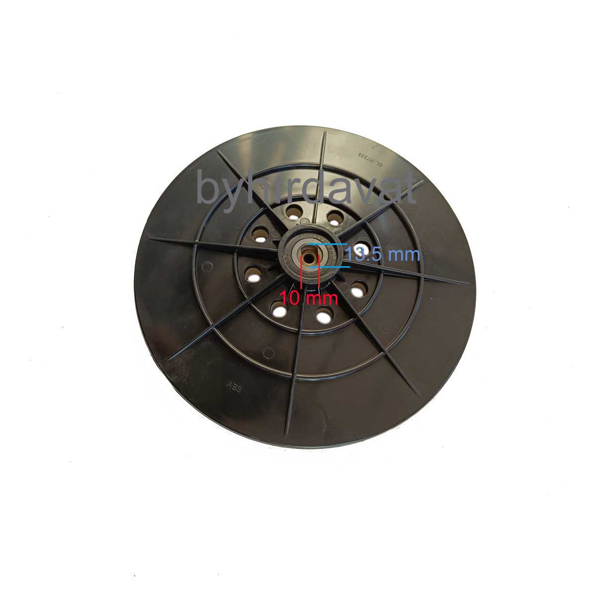 225 mm CIRT TABANI Geçmeli 8 Delikli 10-13.5 mm R7235 TAVAN DUVAR ALÇI ZIMPARA MAKİNASI ALT PEDİ EİNHELL TC-DW 225-CAT 3011-RBT DS-1220-BOERTE R7232A