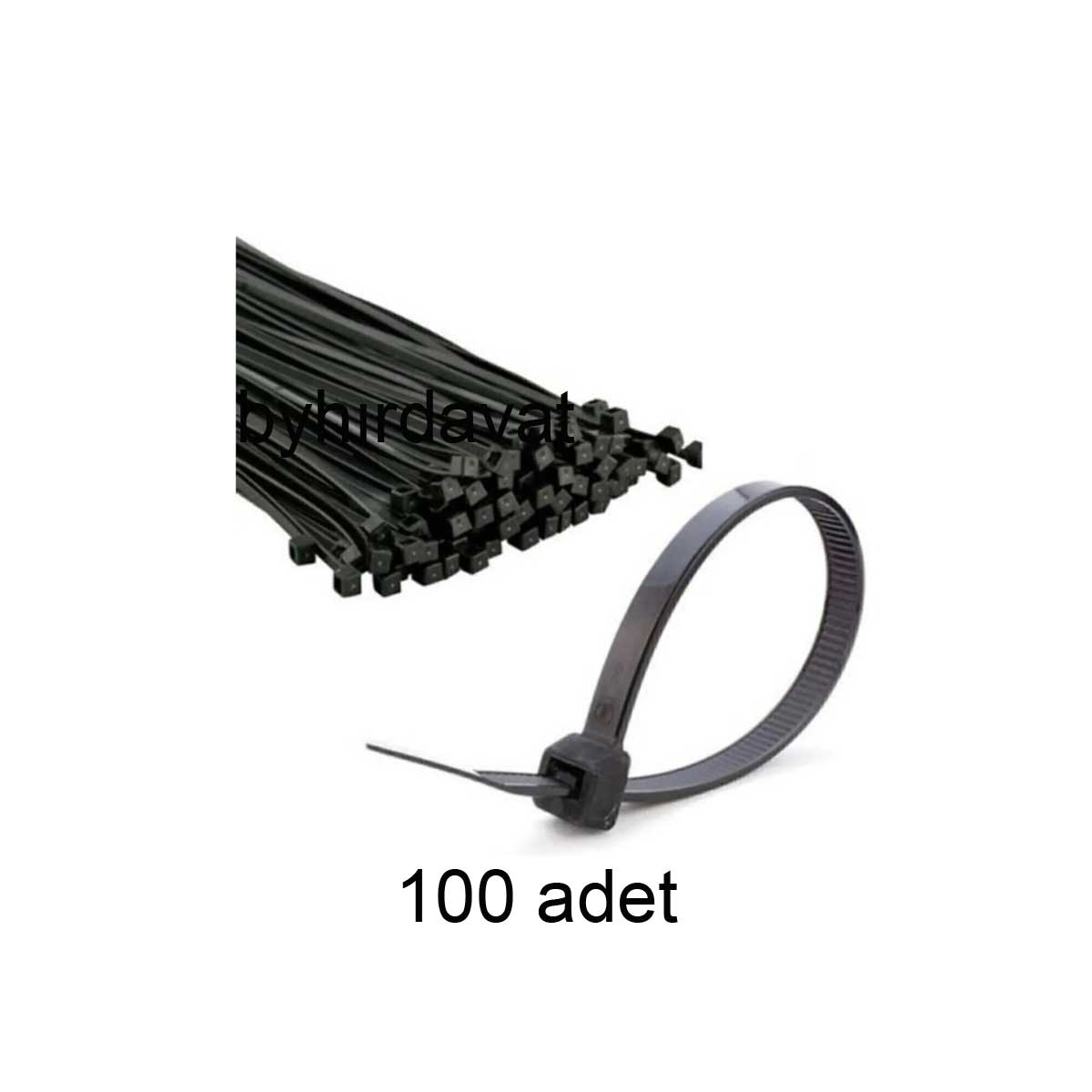 4.8*500 CIRT KELEPÇE Siyah KABLO BAĞI 1 pk
