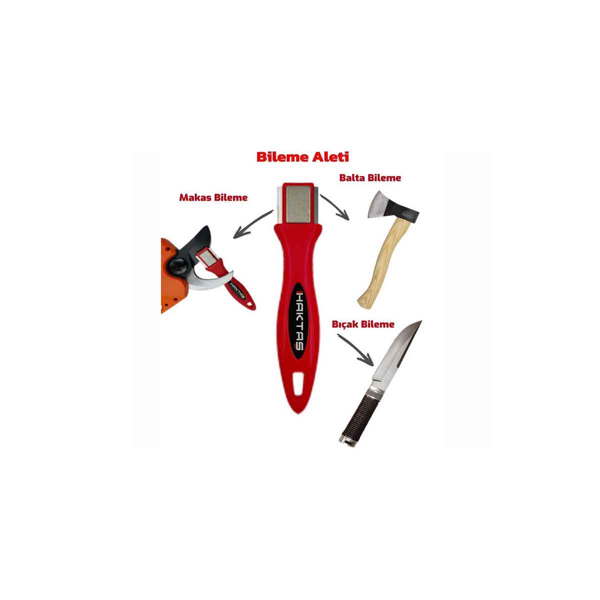 HAKTAŞ HKT023 BİLEME ALETİ Bağ Makası Çim Makası Aşı Makası Ev Makası Bıçak Cep Bıçağı Çakı Balta Nacak Satır Bileme Masat Mutfak Aletleri Bileme Çok Amaçlı Genel Kullanım