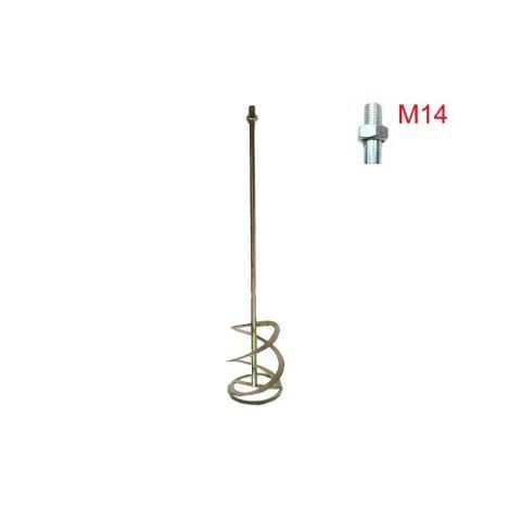 M14*120 MİKSER UCU ALÇI BOYA KARIŞTIRICI M14 CİVATALI 58 cm