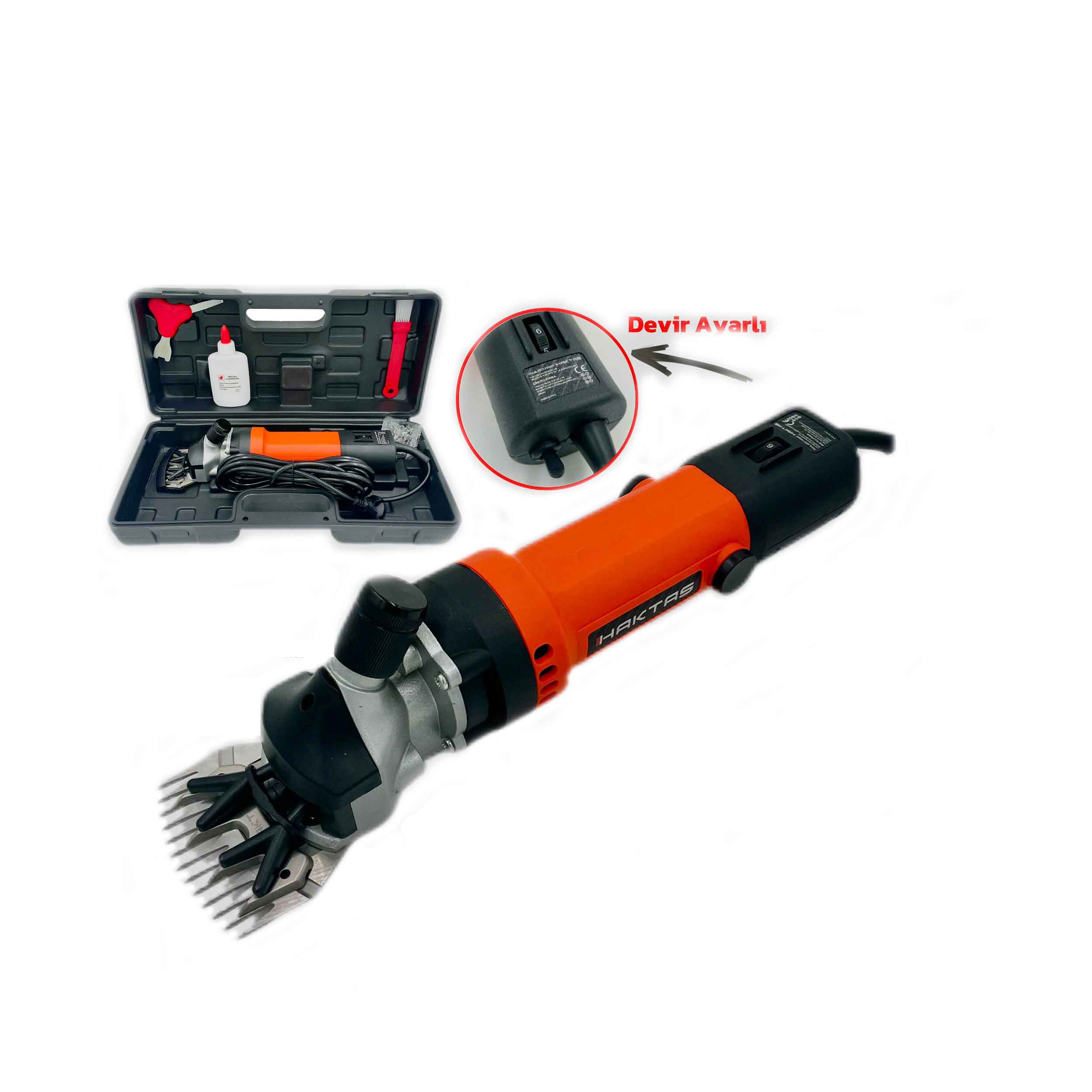HAKTAŞ HKT-290 KOYUN KIRKMA MAKİNASI 380W KEÇİ KIRKMA KOYUN KIRKIM HKT290