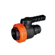 1 lik ERKEK DİŞİ KÜRESEL PLASTİK VANA 32 lik SULAMA FISKIYE KAVAL BORUSU