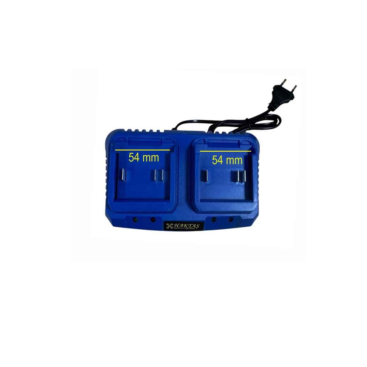 HAKTAŞ HKT-409 Çift Akü Takmalı ŞARJ CİHAZI LI-ION Akü Şarj eder AKÜLÜ VİDALAMA LI-ION 12 Volt-18 Volt-36 Volt HKT409