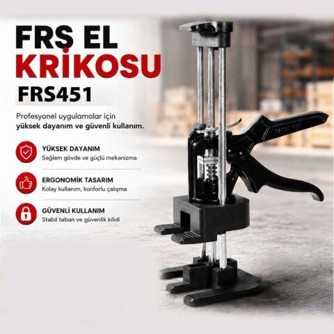 FRŞ FRS451 KALDIRAÇ EL KRİKOSU ÜRÜNLERİ SABİTLEME ve MONTAJ İÇİN AYARLAMA APARATI Mobilya Dolap Fayans Kalebodur Seramik