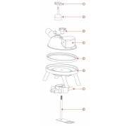 KOMPLE PENÇE Oval 240 cc SÜT SAĞIM MAKİNASI Askılıklı