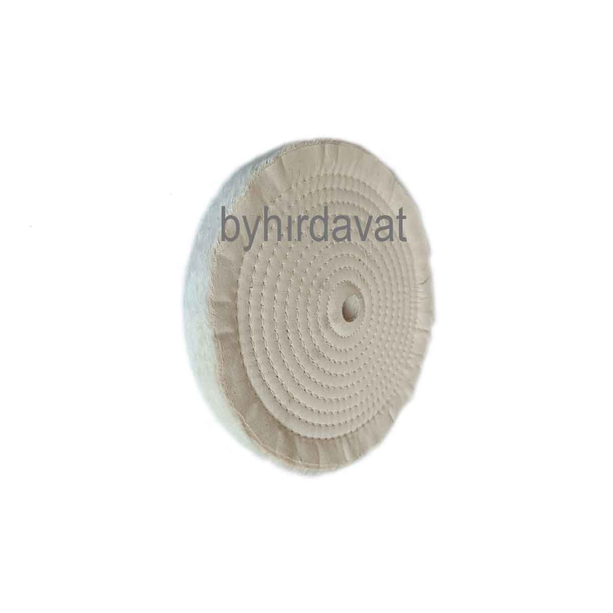250 mm PARLATMA DİSKİ KOTON KEÇE ZIMPARA FIRÇA POLİSAJ CİLA 250*20*20 DİKİŞLİ KEÇE