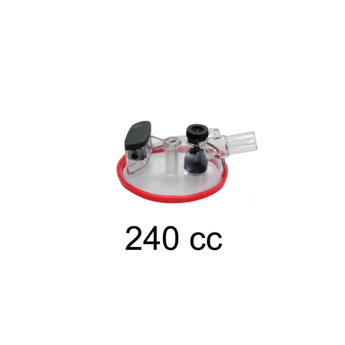 PENÇE KAPAĞI 240 cc Oval SÜT SAĞIM MAKİNASI PENÇE CAMI ŞEFFAF
