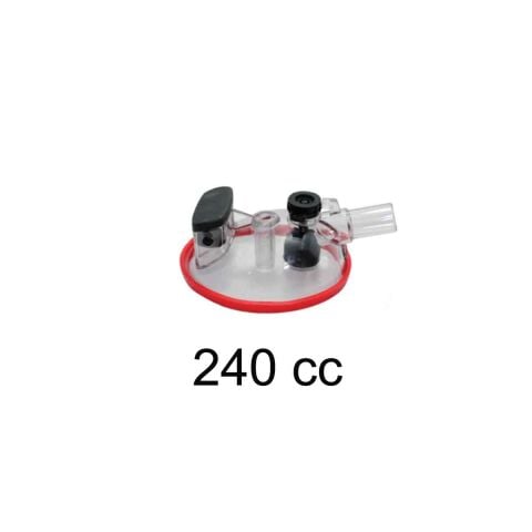 PENÇE KAPAĞI 240 cc Oval SÜT SAĞIM MAKİNASI PENÇE CAMI ŞEFFAF