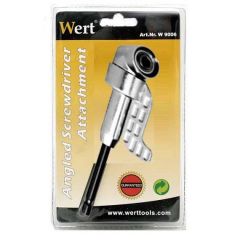 WERT 9006 BİTS UÇ İÇİN AÇILI MATKAP ADAPTÖRÜ 45°KÖŞE VİDALAMA APARATI E 6.3-1/4 KÖŞE DELME