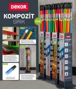 DEKOR 1.20 cm 1365 KOMPOZİT SIRIK FIRÇA SAPI