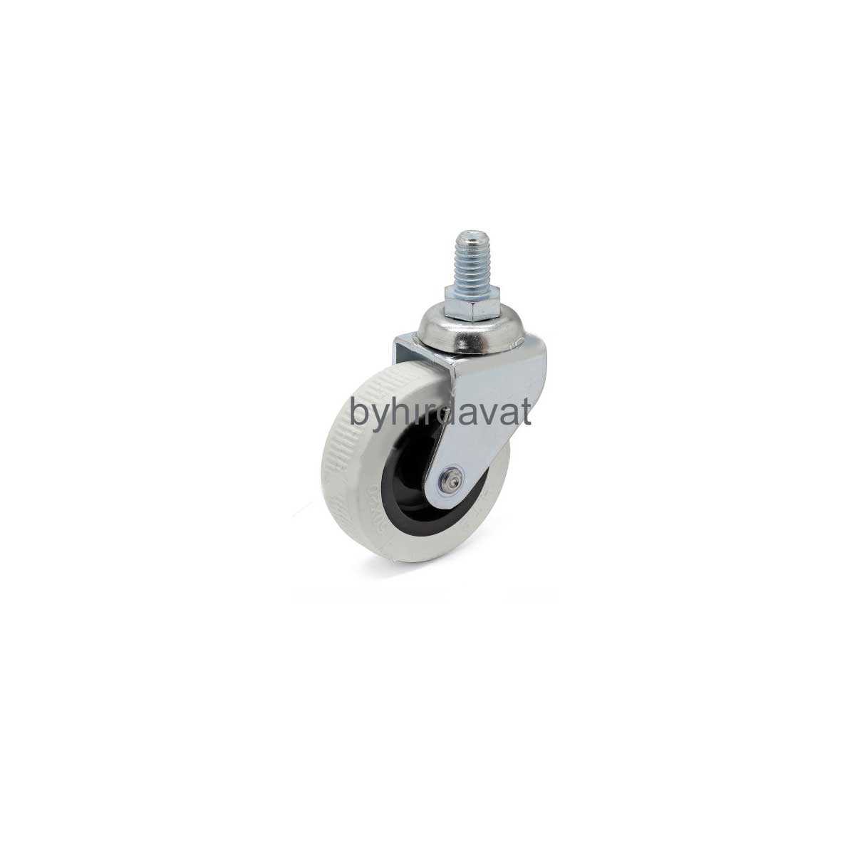 HTS 50*20 GRİ Vidalı TEKER 50X20 MOBİLYA TEKERİ M10