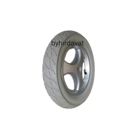 12-1/2*2 3/4 HAVALI JANTLI TEKER GRİ 57-203 - 62-203 AKÜLÜ ve ENGELLİ TEKERİ