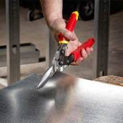 Milwaukee 260 mm Düz KAPORTACI Makası TENEKECİ ALÇI KÖŞE SAC MAKASI 48-22-4533 Profesyonel