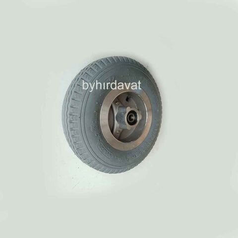 280/250-4 PU DOLGU JANTLI TEKER Gri ENGELLİ ve AKÜLÜ İÇ LASTİKSİZ PATLAMAZ 2.80/2.50-4